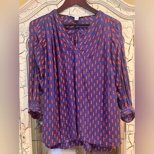 DVF silk blouse